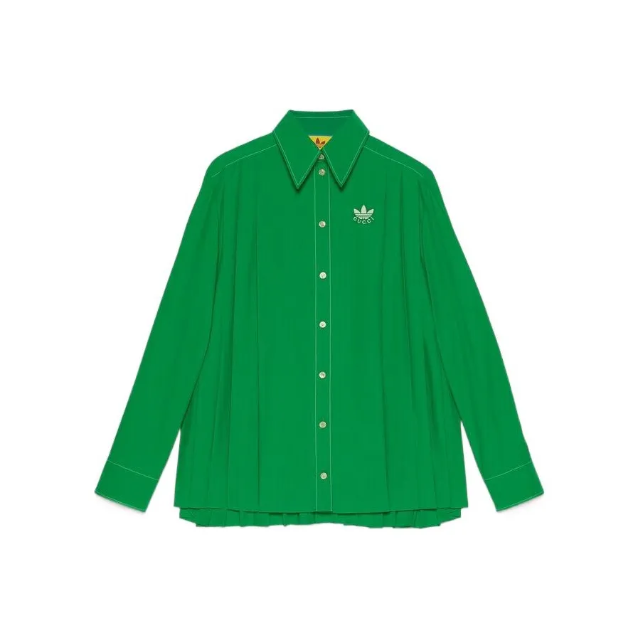 GUCCI X ADIDAS SS23 Рубашка Женская Зеленая