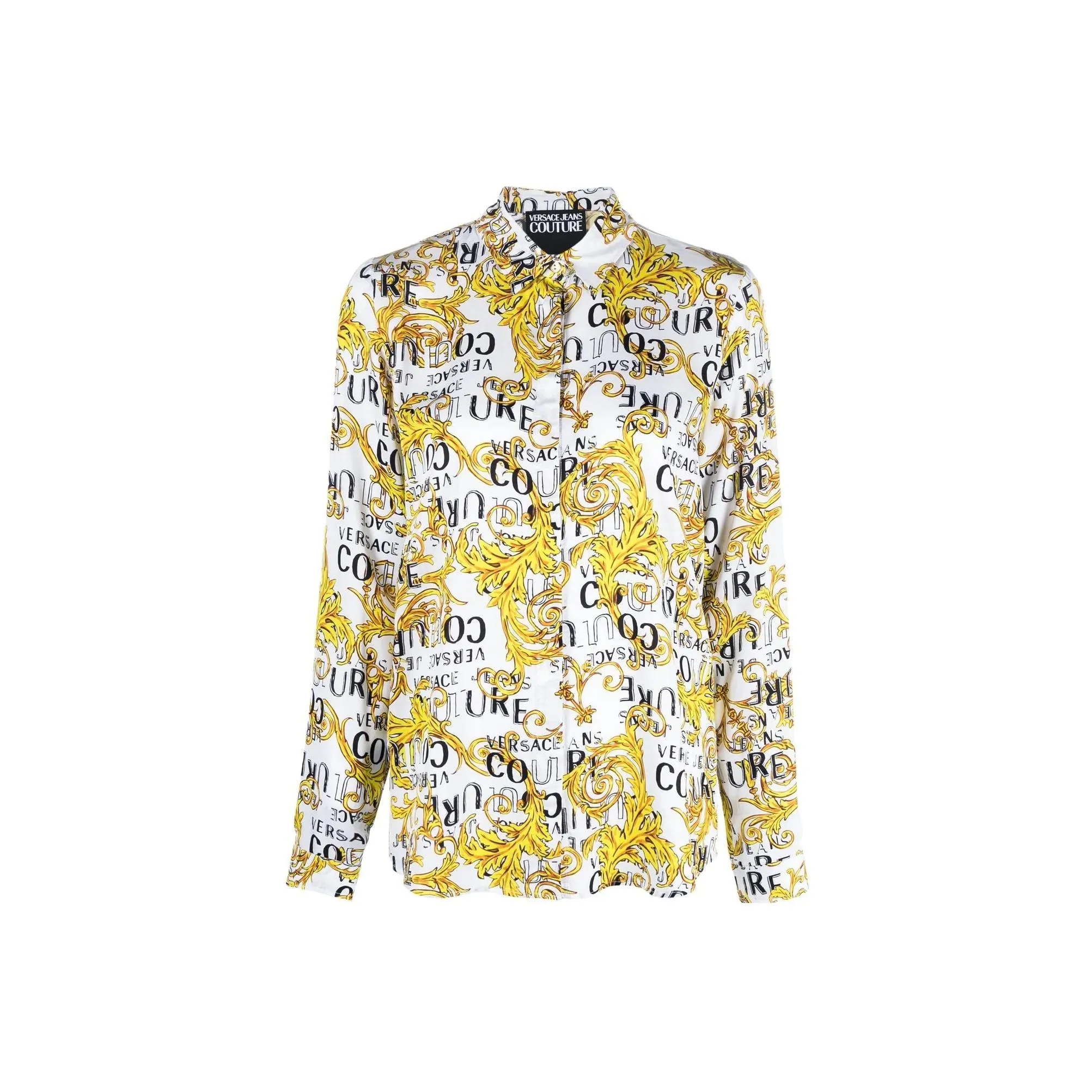 VERSACE JEANS COUTURE All Over Printed Long Sleeved Shirt