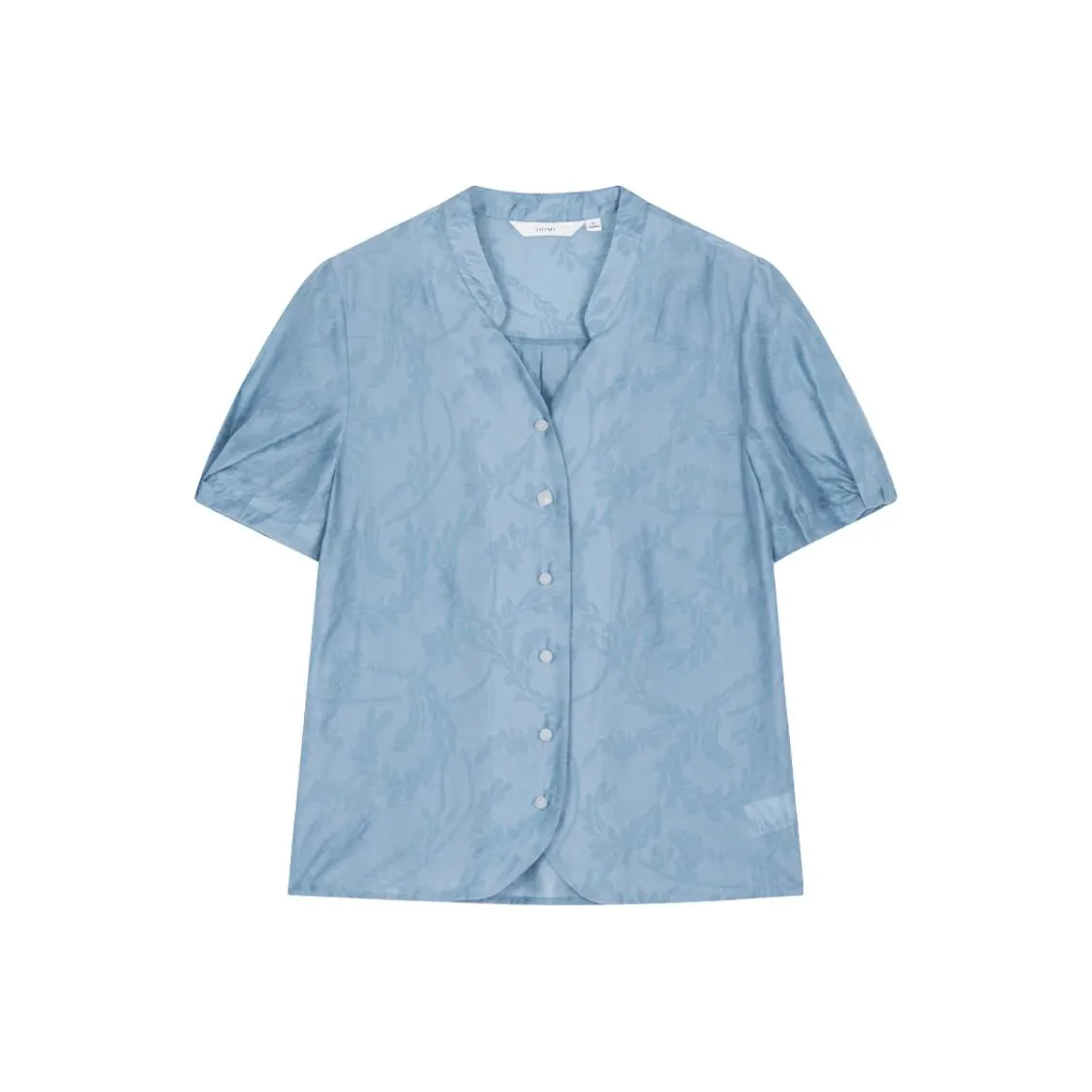 IHIMI Рубашка Женская Бамбук Лунный Синий