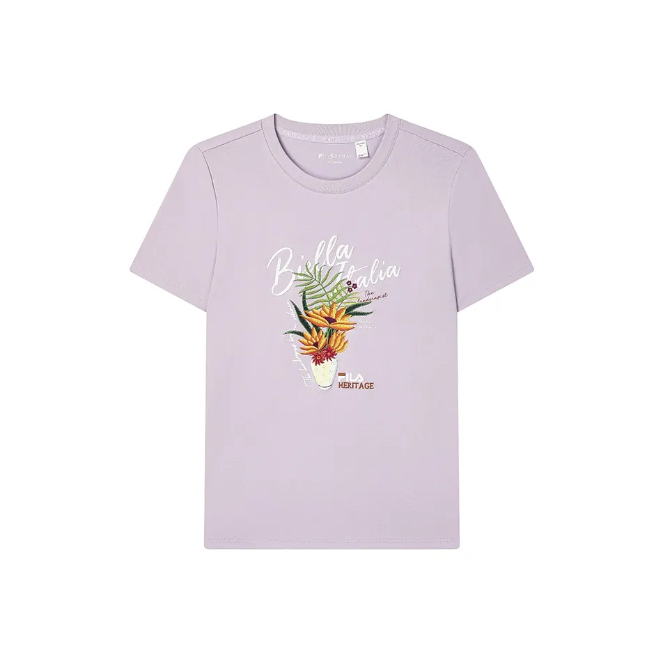 FILA x LUSUO T-Shirt Women's Bell Purple