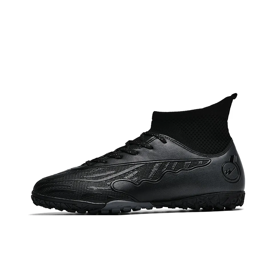 Binary TF Шипы Амортизация Устойчивый к истиранию Легкие Футбольные бутсы Унисекс Черный