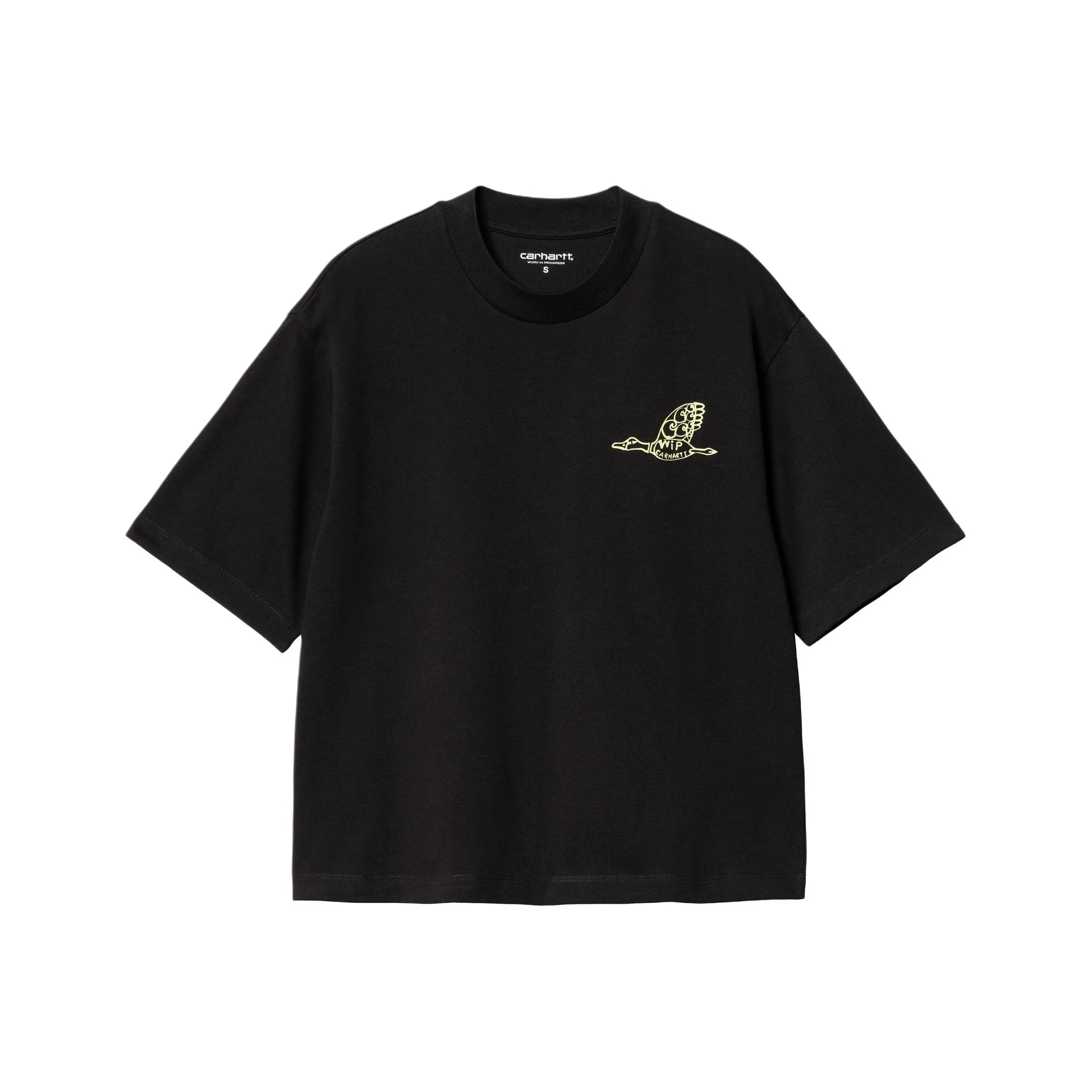 Carhartt WIP Рукав с спущенным плечом T-рубашка Женская Черная