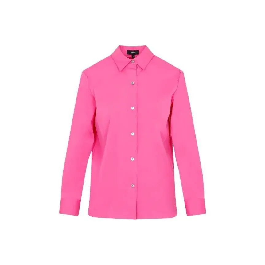 THEORY Button Up Long Sleeved Shirt
