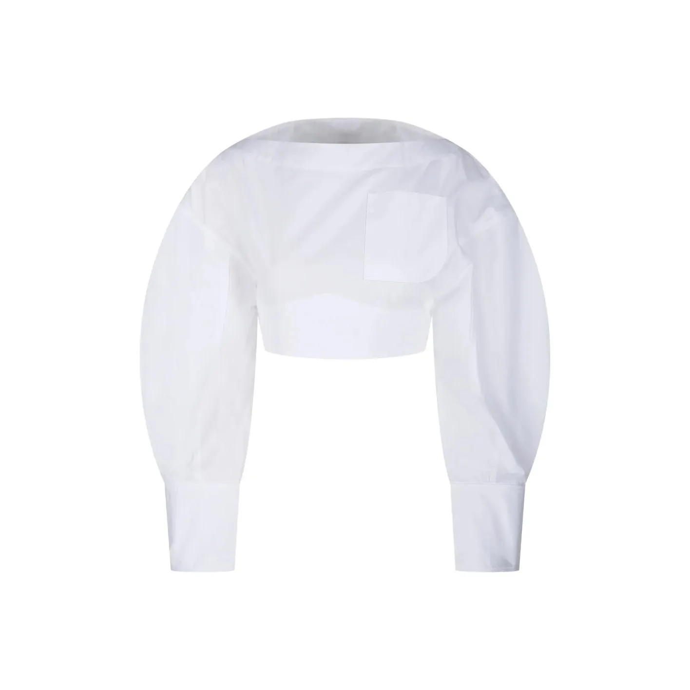 Jacquemus Open Back Cropped Shirt