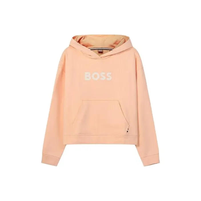 Hugo Boss Свитшот Женский Светло-Розовый Оранжевый