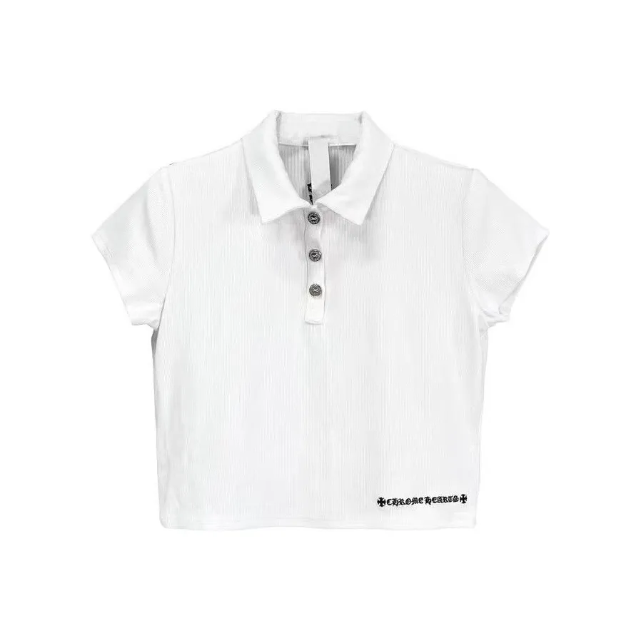 Chrome Hearts Polo Shirt Women's White