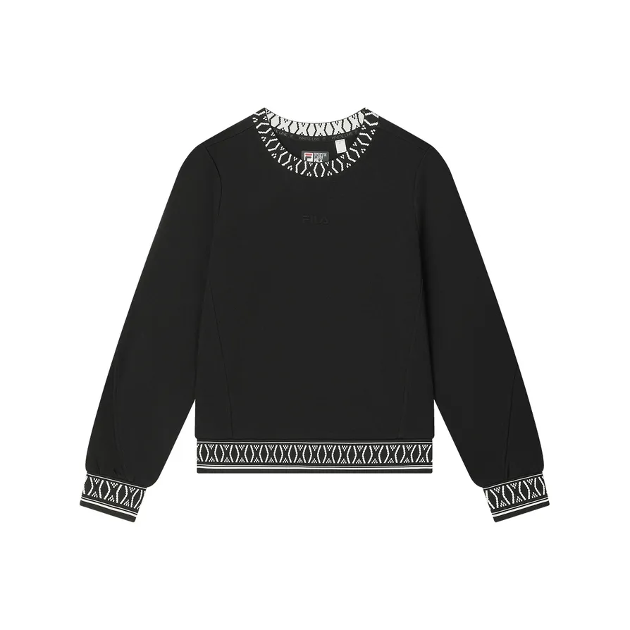 FILA Толстовка Женская Глубокий Черный