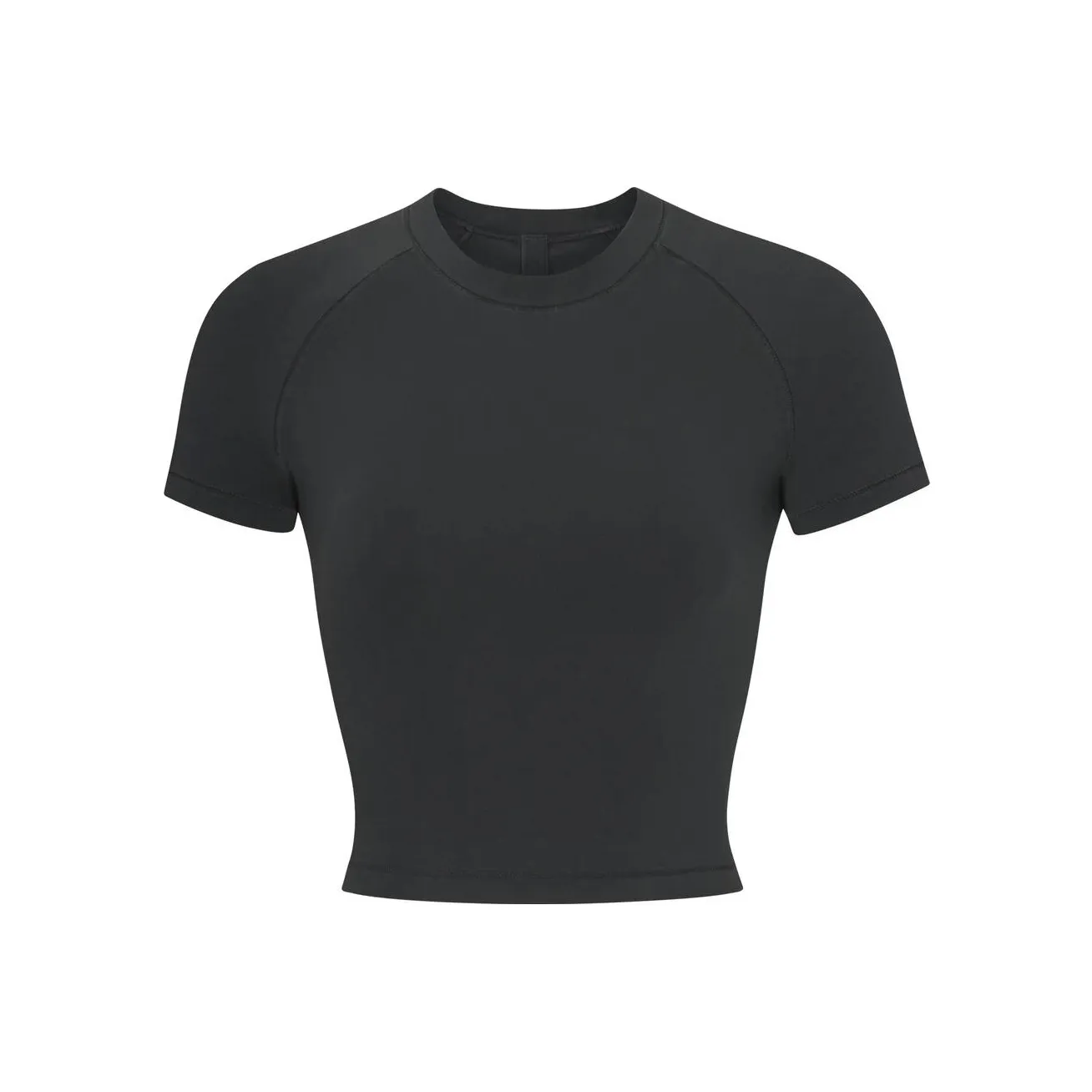 SKIMS T-Shirt Женская WASHED Onyx WASHED Black