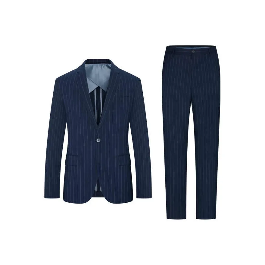 K BOXING Бизнес Костюм Мужской Темно-синий