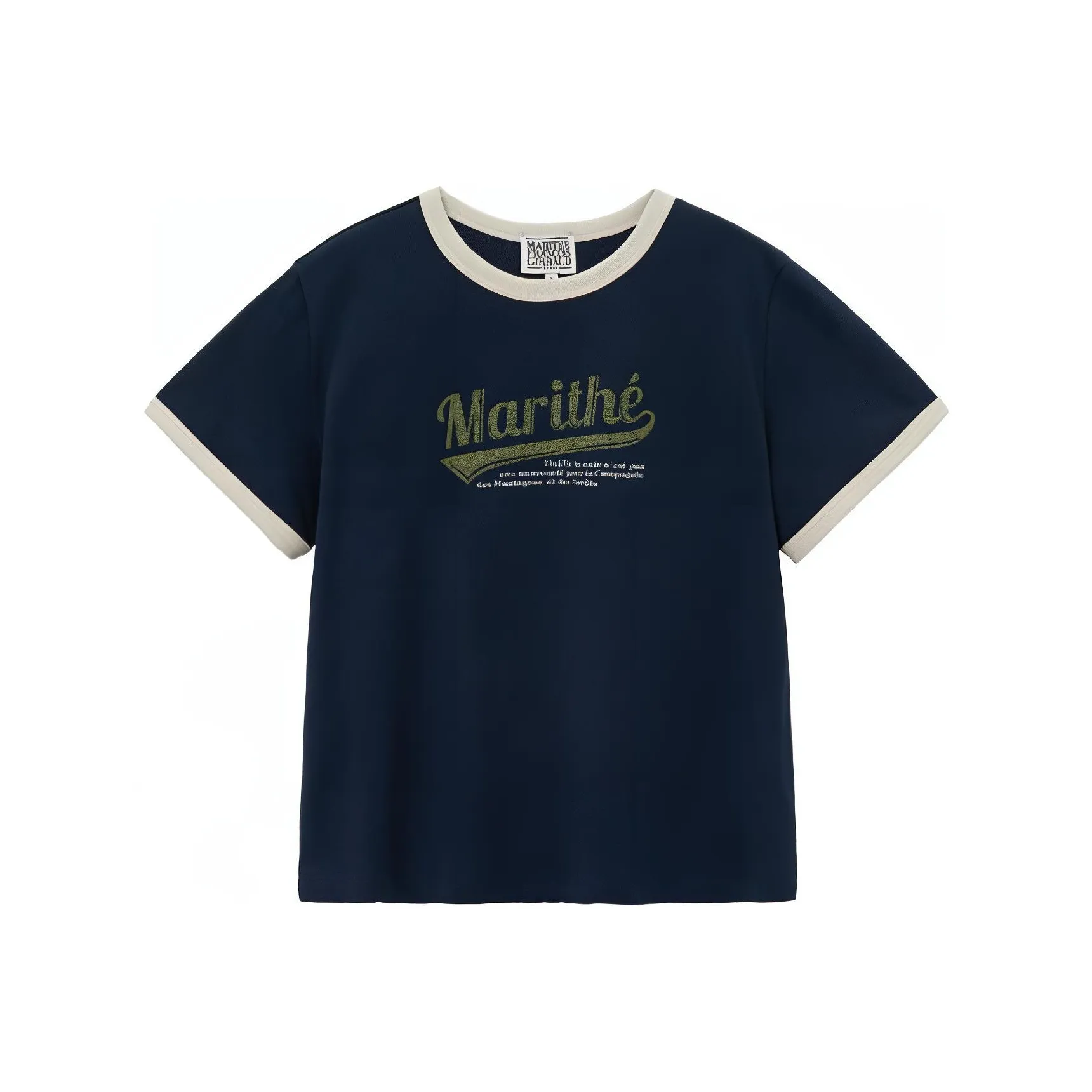 MARITHE FRANCOIS GIRBAUD SS24 Regular T Shirt Women's Marine Blue