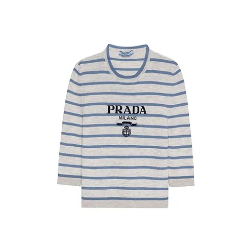 PRADA Logo intarsia Wool Jumper