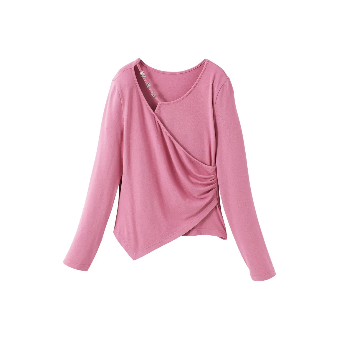 XIANGYING T-рубашка Женская Сливовый Красный