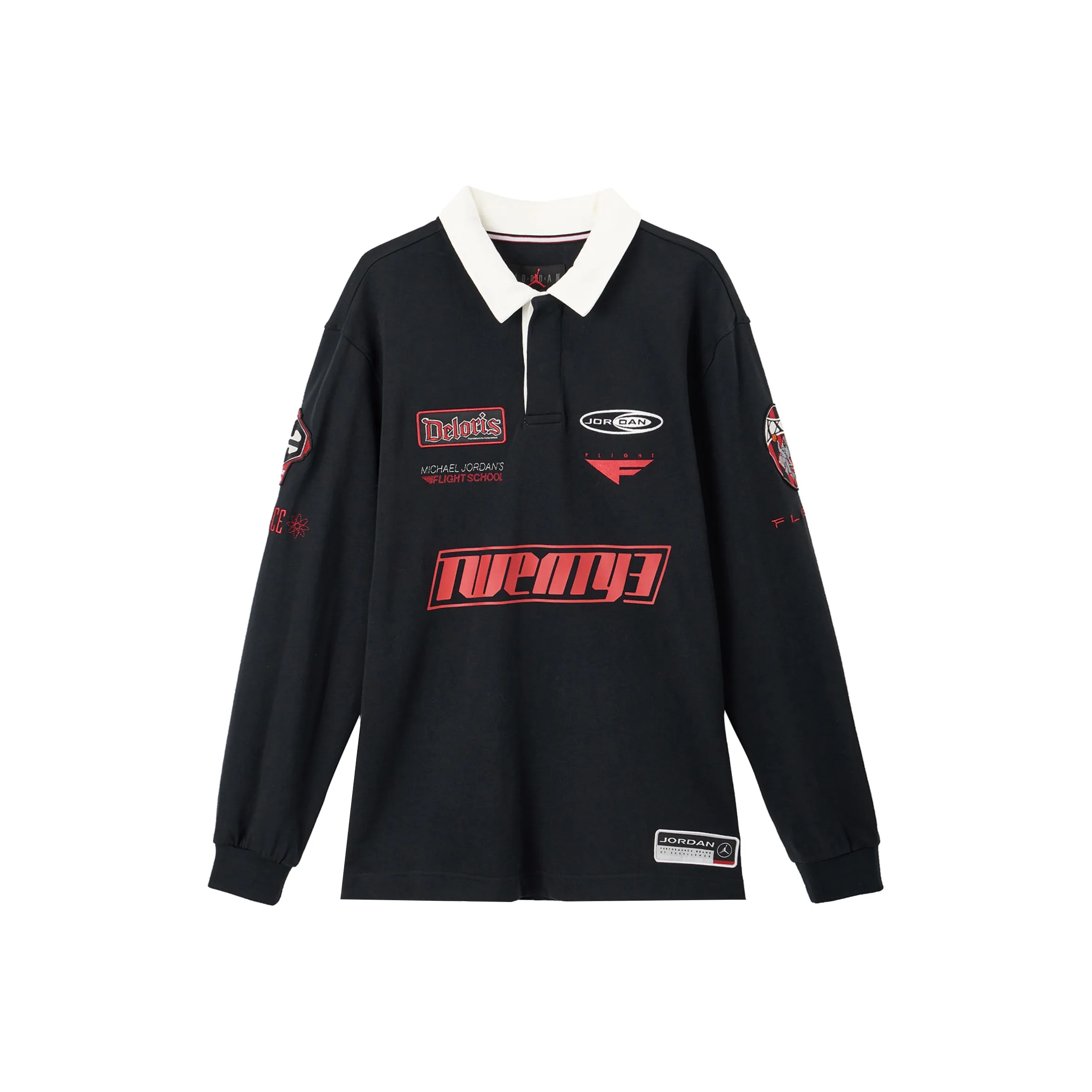 Jordan Essentials Регби Джерси Мужской Черный