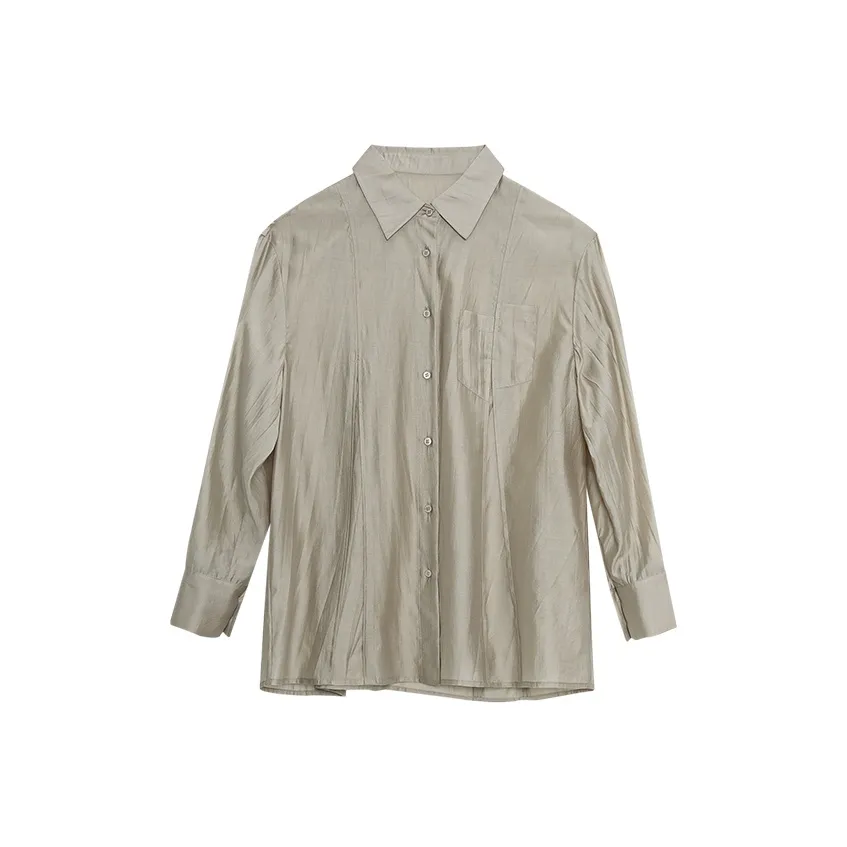 THE SEA LIFE Рубашка Женская Сияющий Зеленый