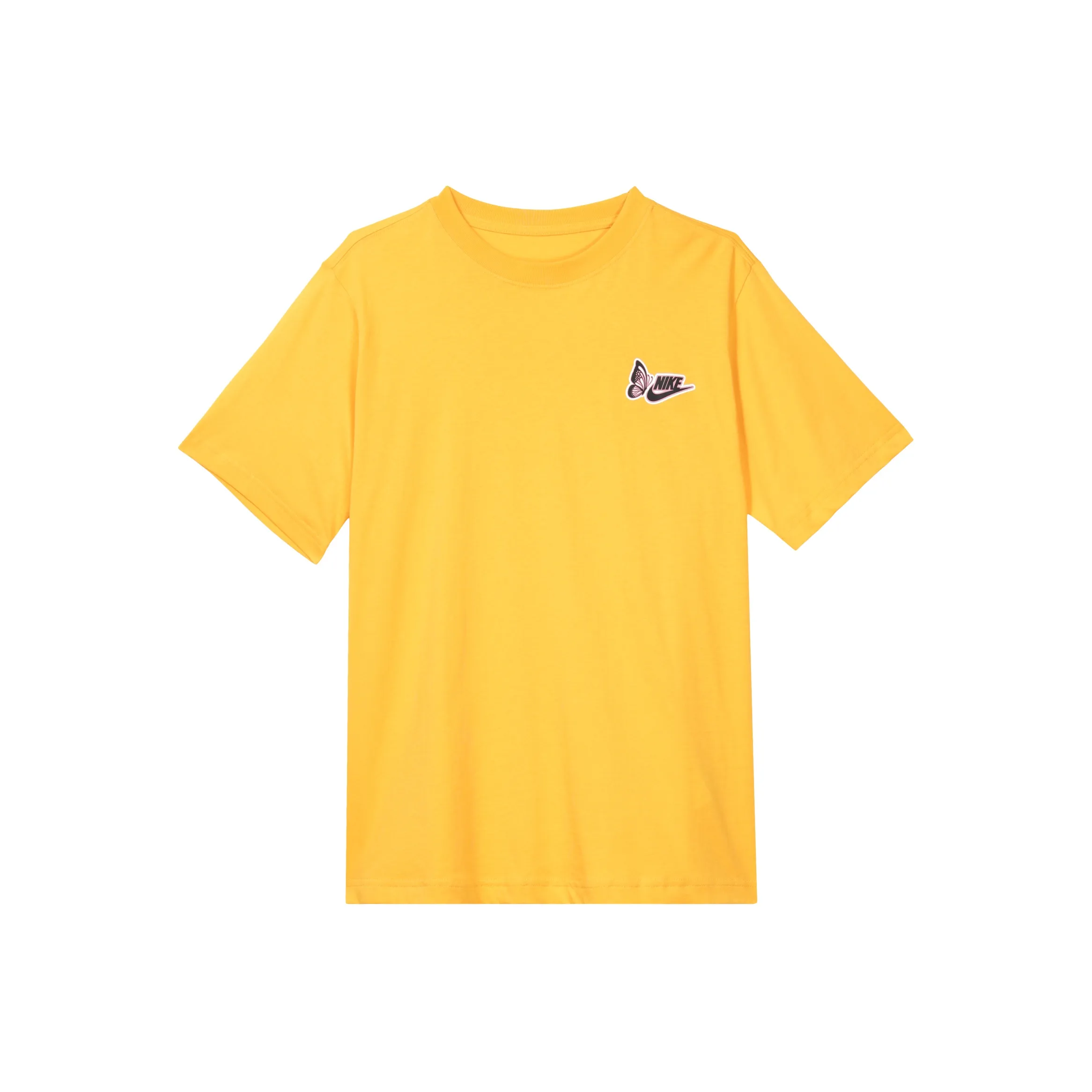 Nike Комплект с короткими рукавами T-рубашка Женская Желтая