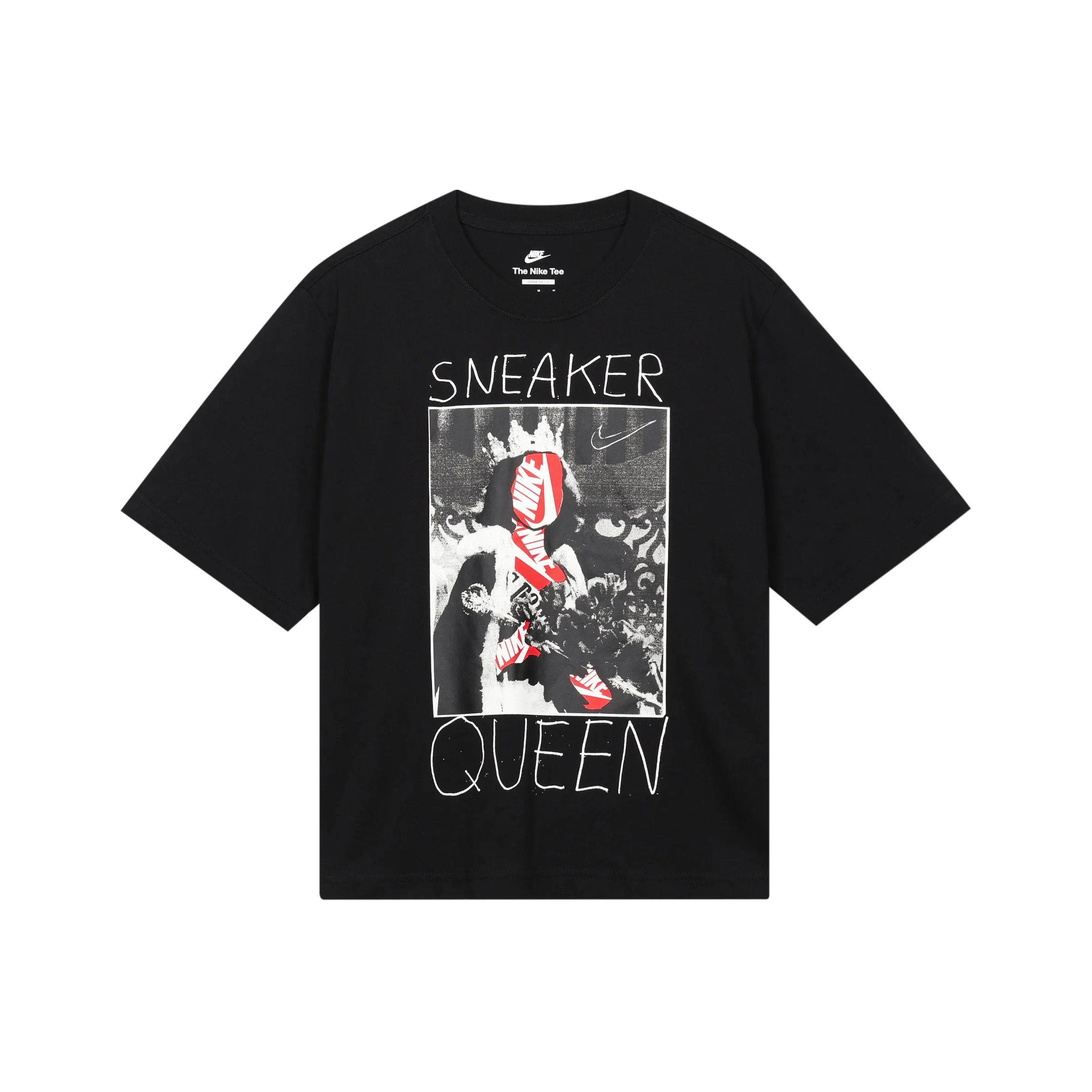 nike Комплект с короткими рукавами T-рубашка Женская Черный