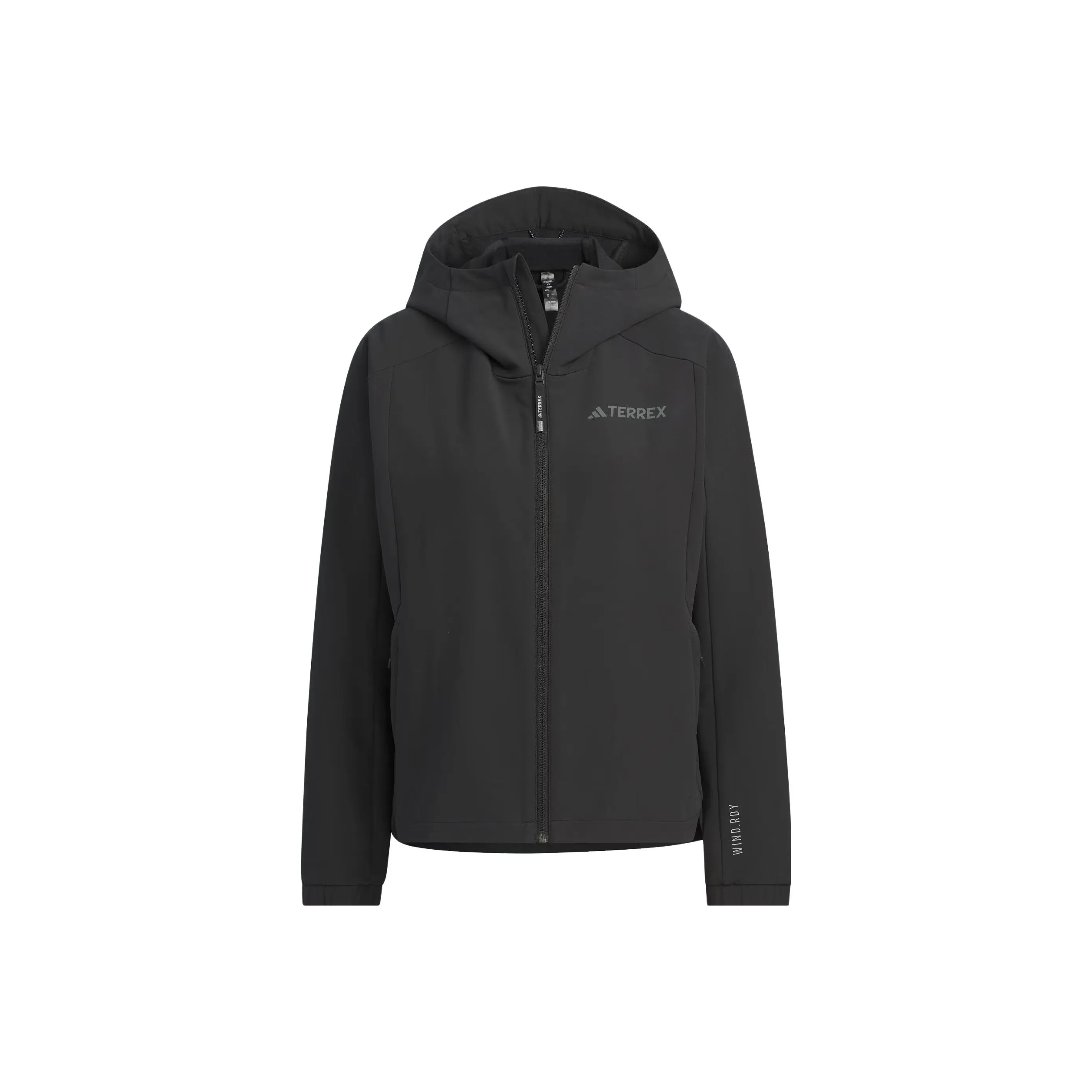 Adidas Wind.Rdy Softshell Brushed Jacket Jackets Coats Women's Black