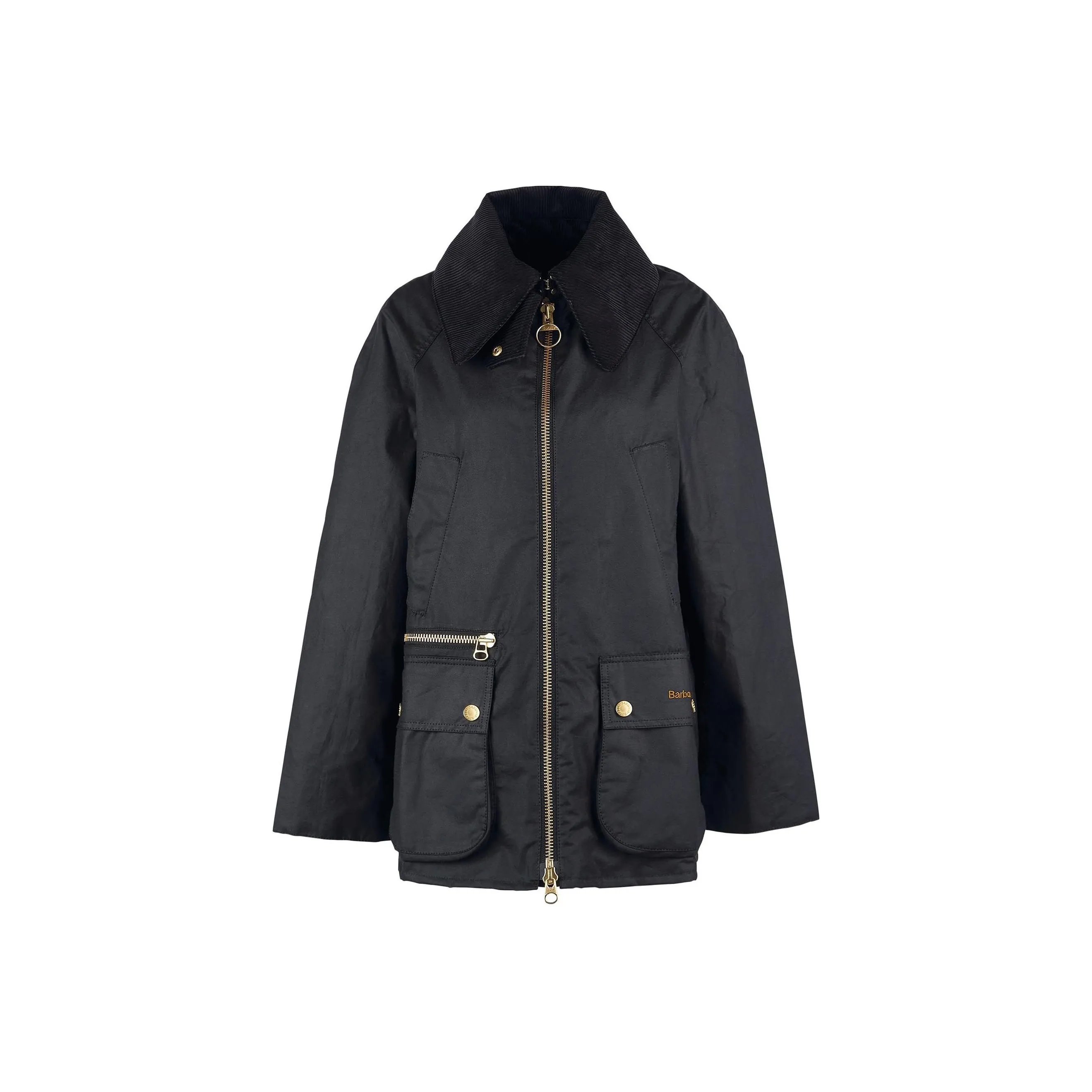 BARBOUR Gunnerside Парафин Куртка Куртки Пальто Женские Черный