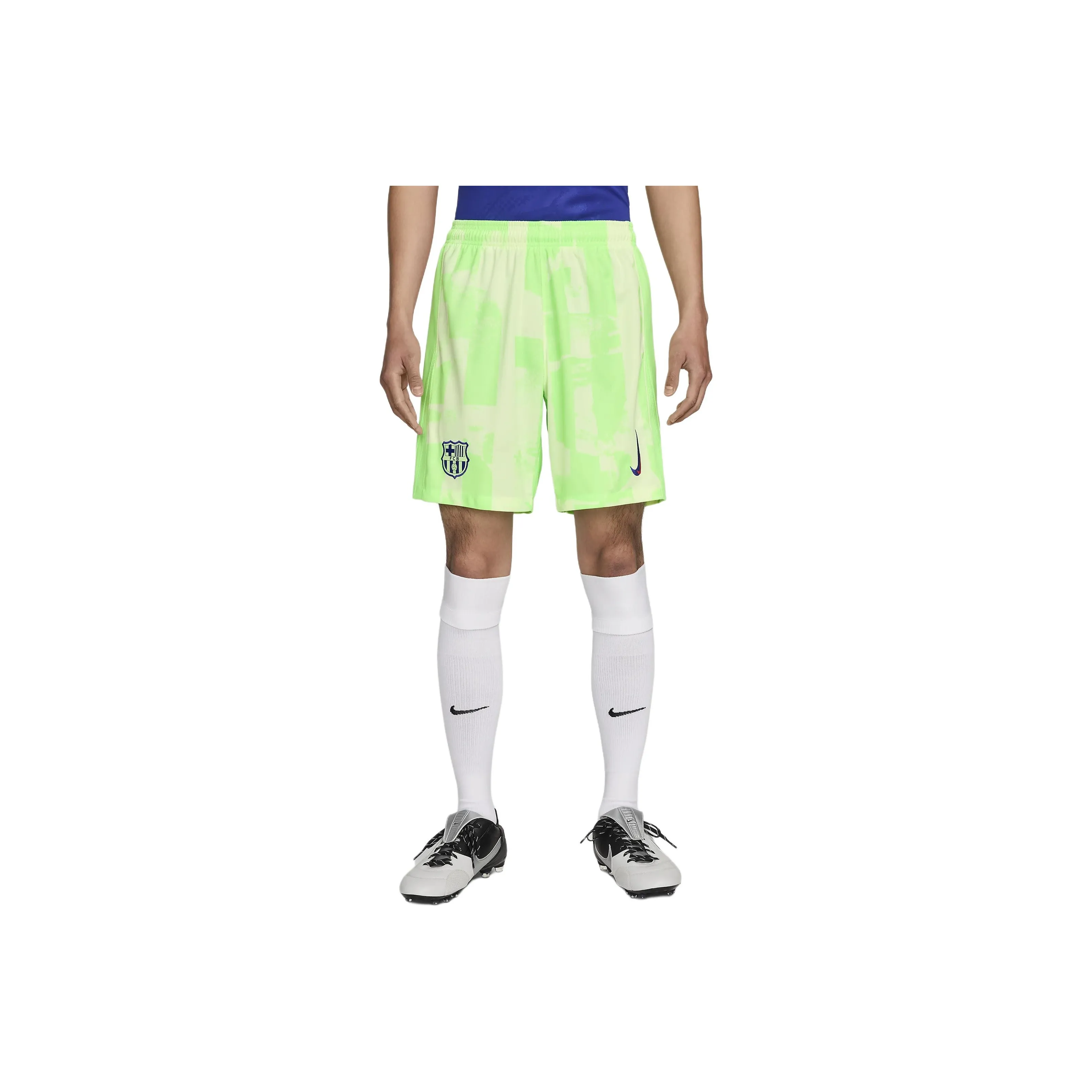 Nike FCDri Форма FW24 Футбол Низ Мужской Светло-желтый Лайм Пудра Королевский