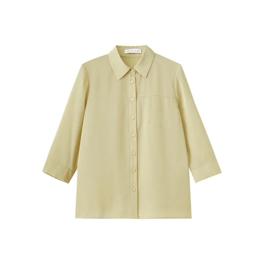 SHUIYUNJIAN Универсальная рубашка с рукавом 3 4 женская