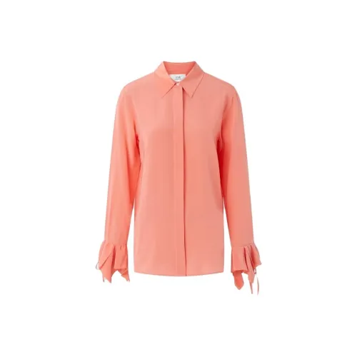 Victoria, Victoria Beckham Апельсиновые Женские Рубашки