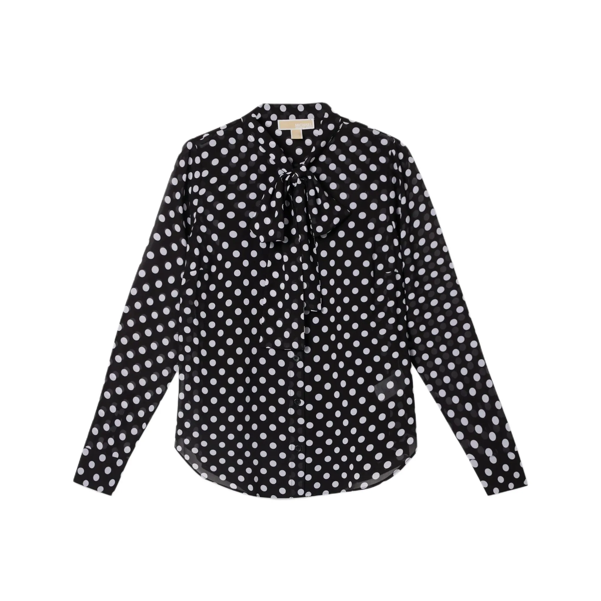 MICHAEL KORS Polka dot Pussy bow Blouse