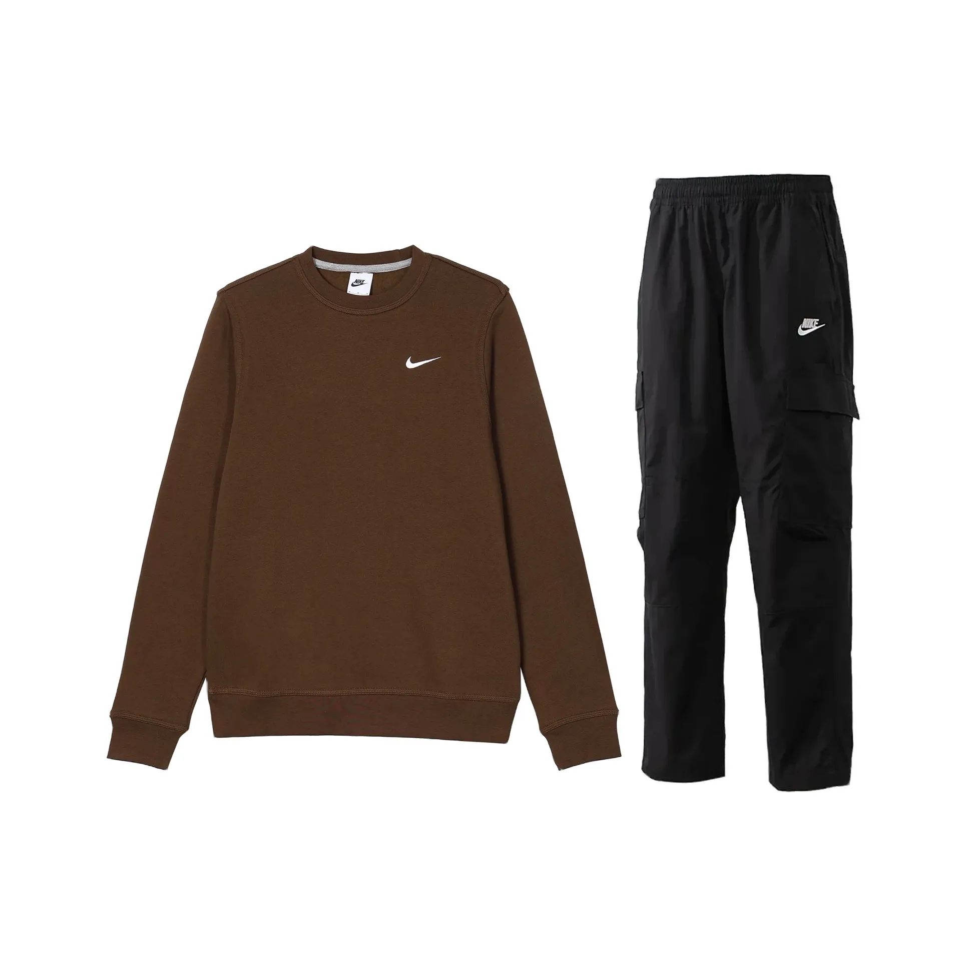 Nike Sweatshirt Sets Men's Umber/Black