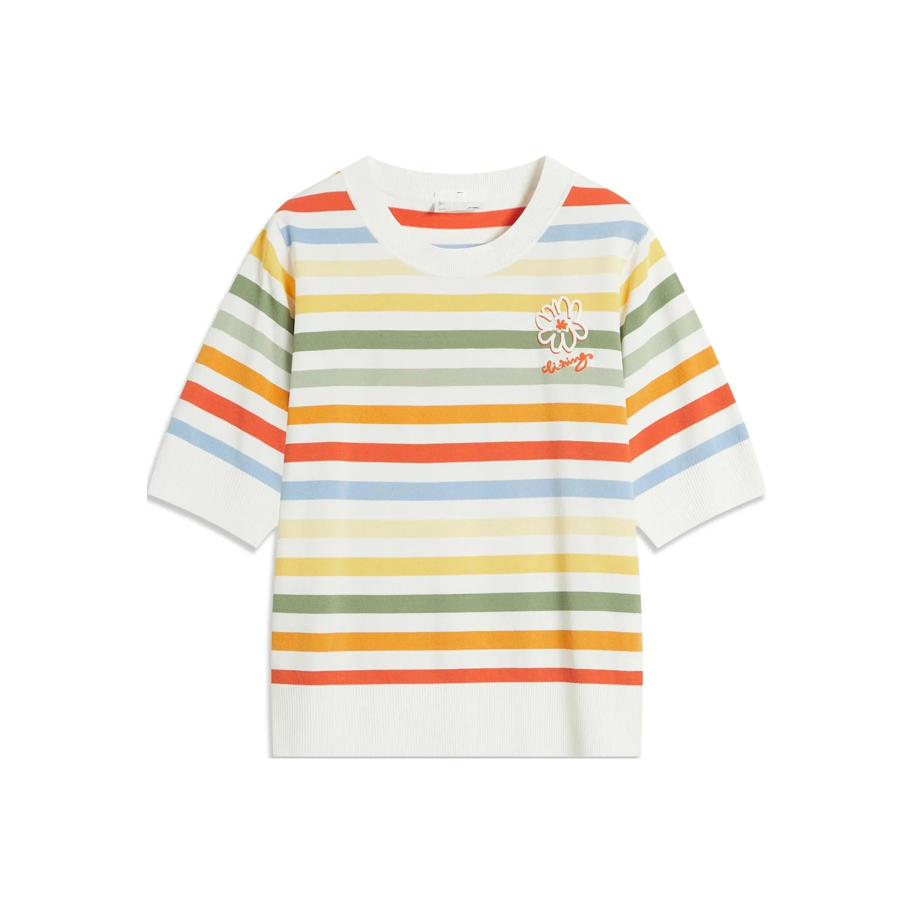 Лайнер Sports Life Collection T-Shirt Женский Желтый Полосатый