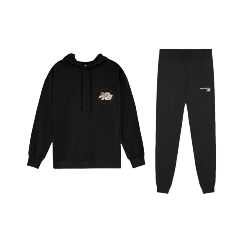 New Balance Sweatshirt Set Unisex Black