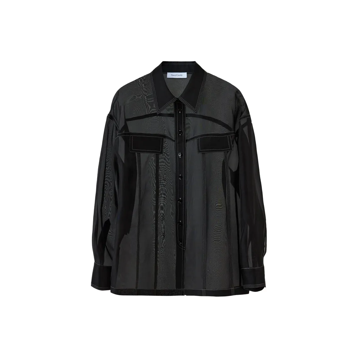 NancyCavally Рубашка Женская Черная