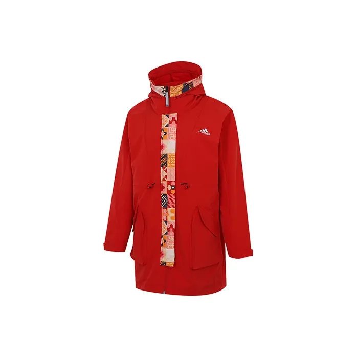 Adidas Куртка Зимняя Женская Алого цвета