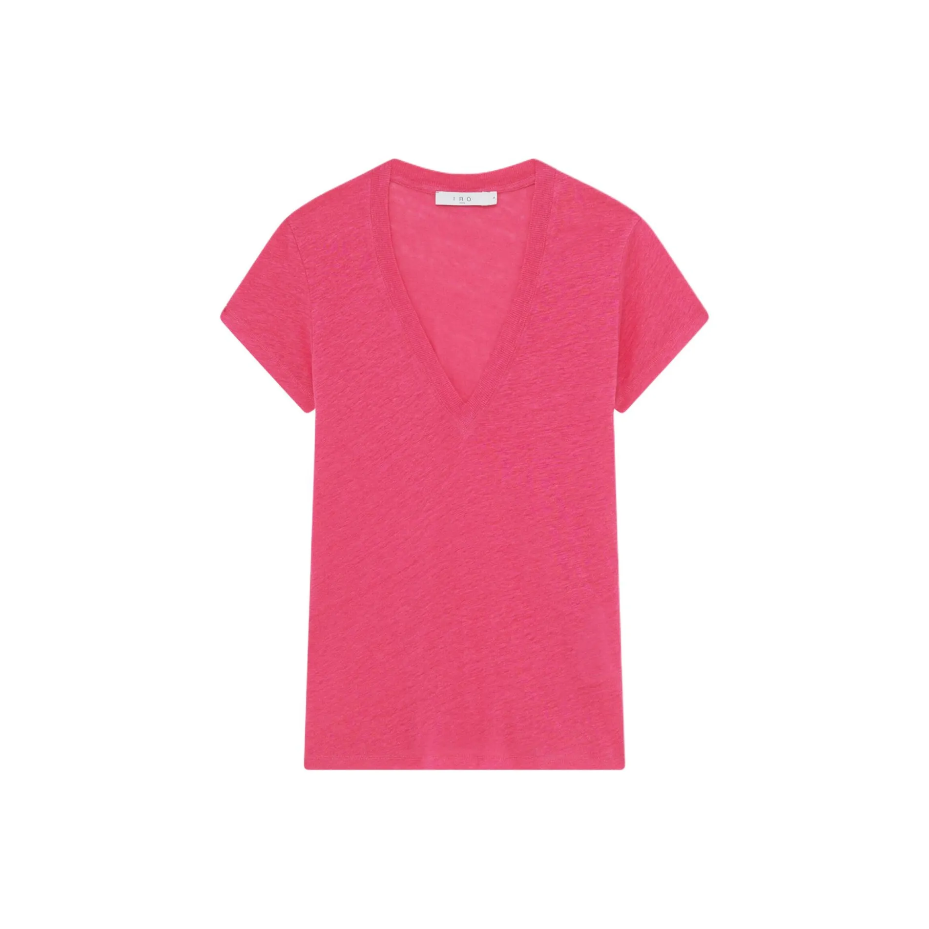 IRO NIGHT Rodeo Ribbed V Neck T Shirt