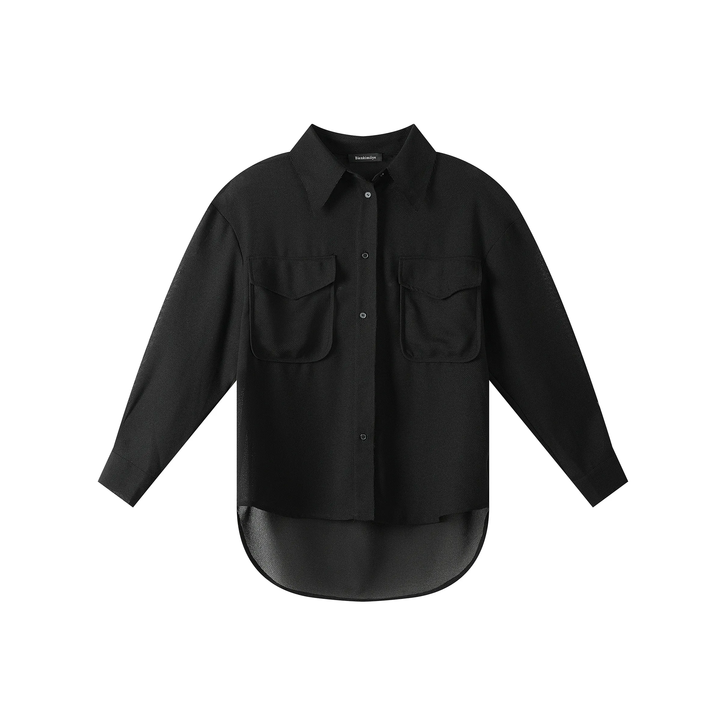 BIENKIMIIYE Черные Женские Рубашки