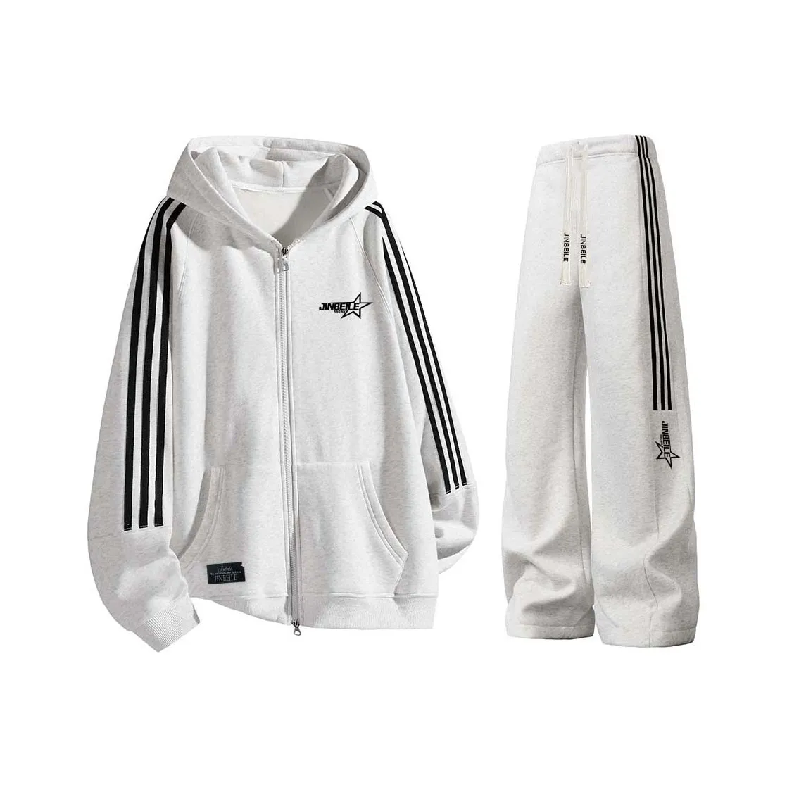 JINBEILE Унисекс Свитшот Комплекты