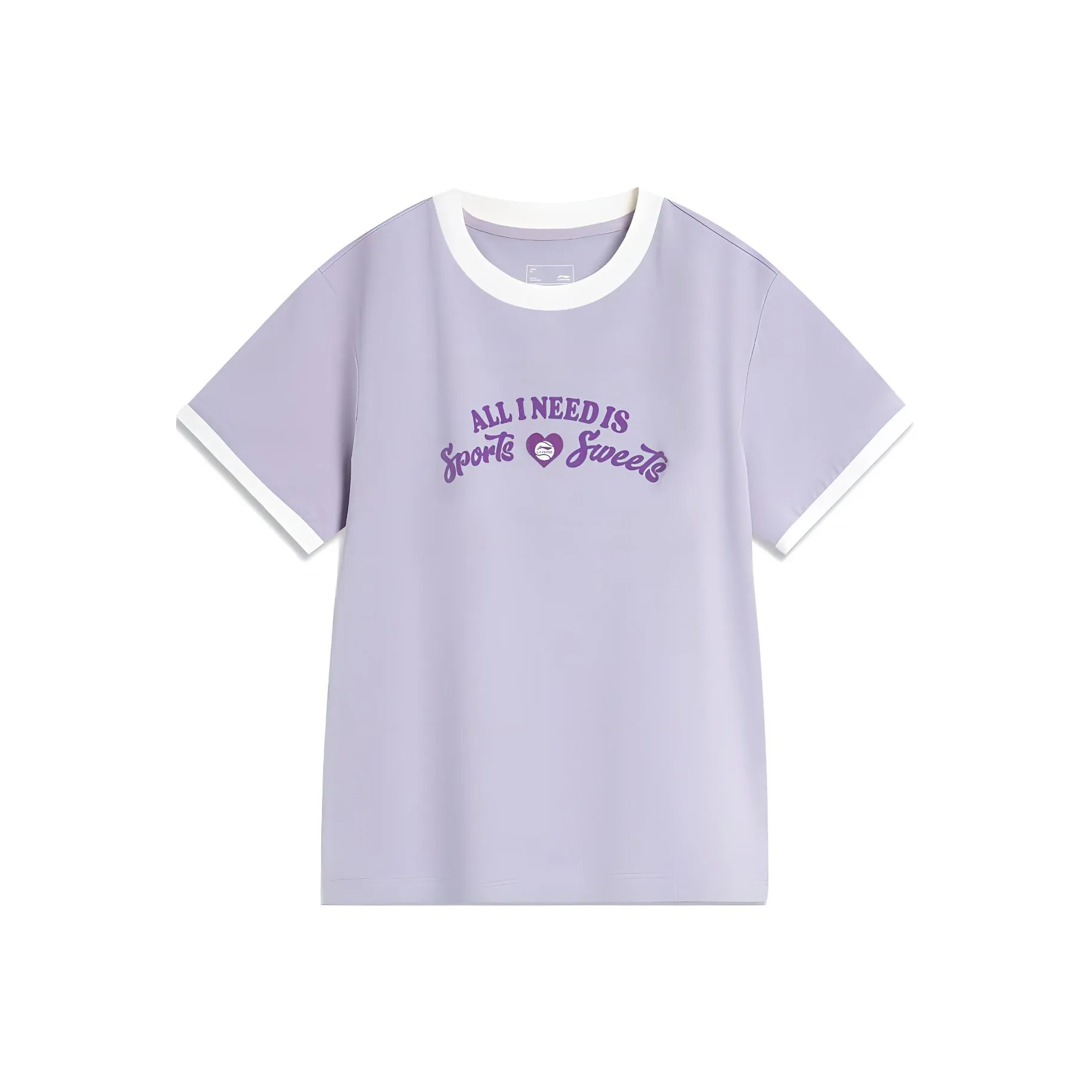 LiNing Sports Life Collection T Shirt Women's Sea Salt Purple