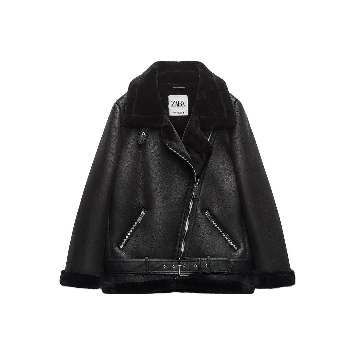ZARA Jackets Women's Black