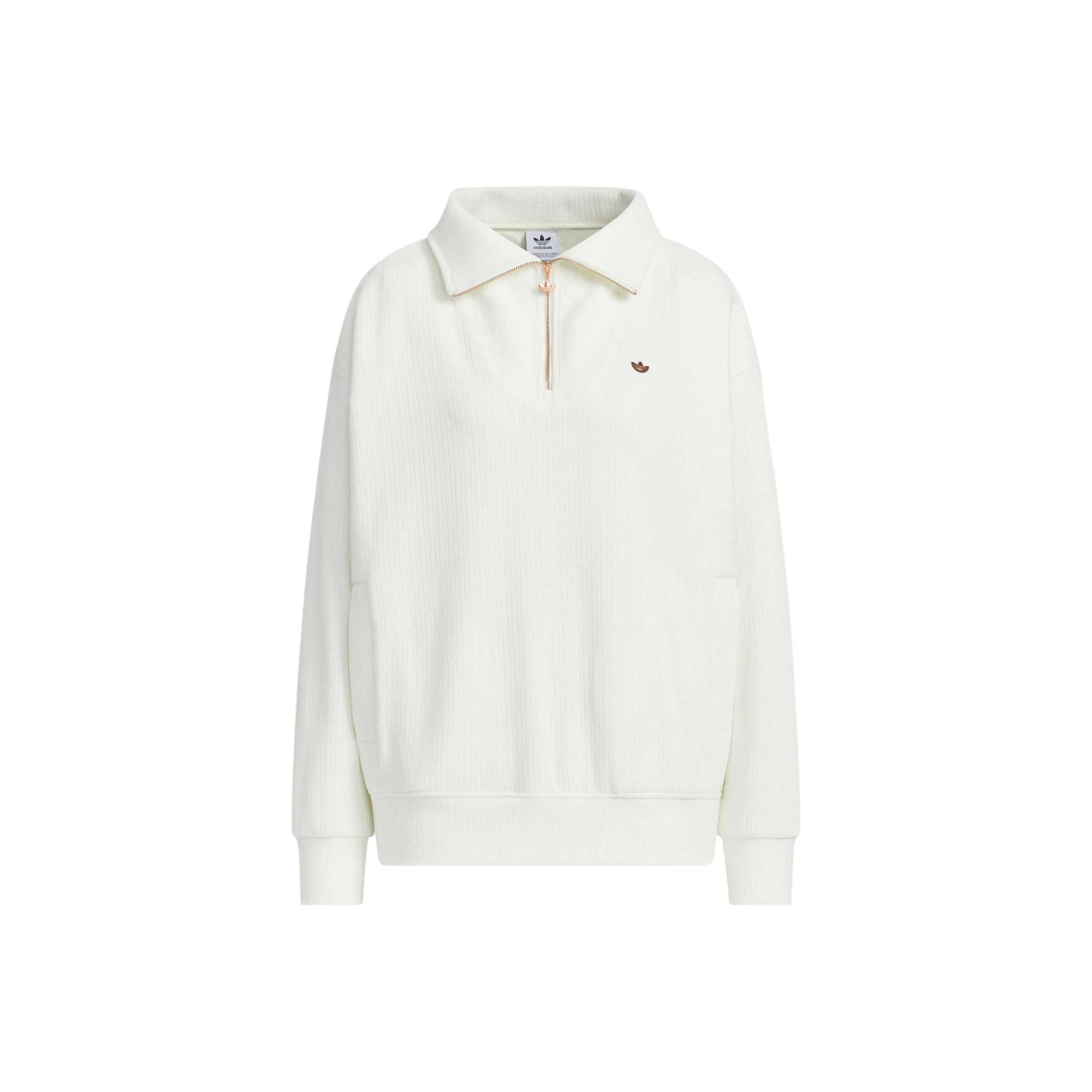 Adidas Originals COZY ZIP CREW Sweatshirt Women's Jade White