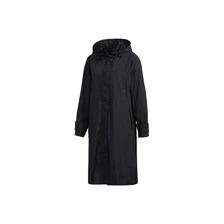 Adidas Women's Light Woven Long Jacket Black