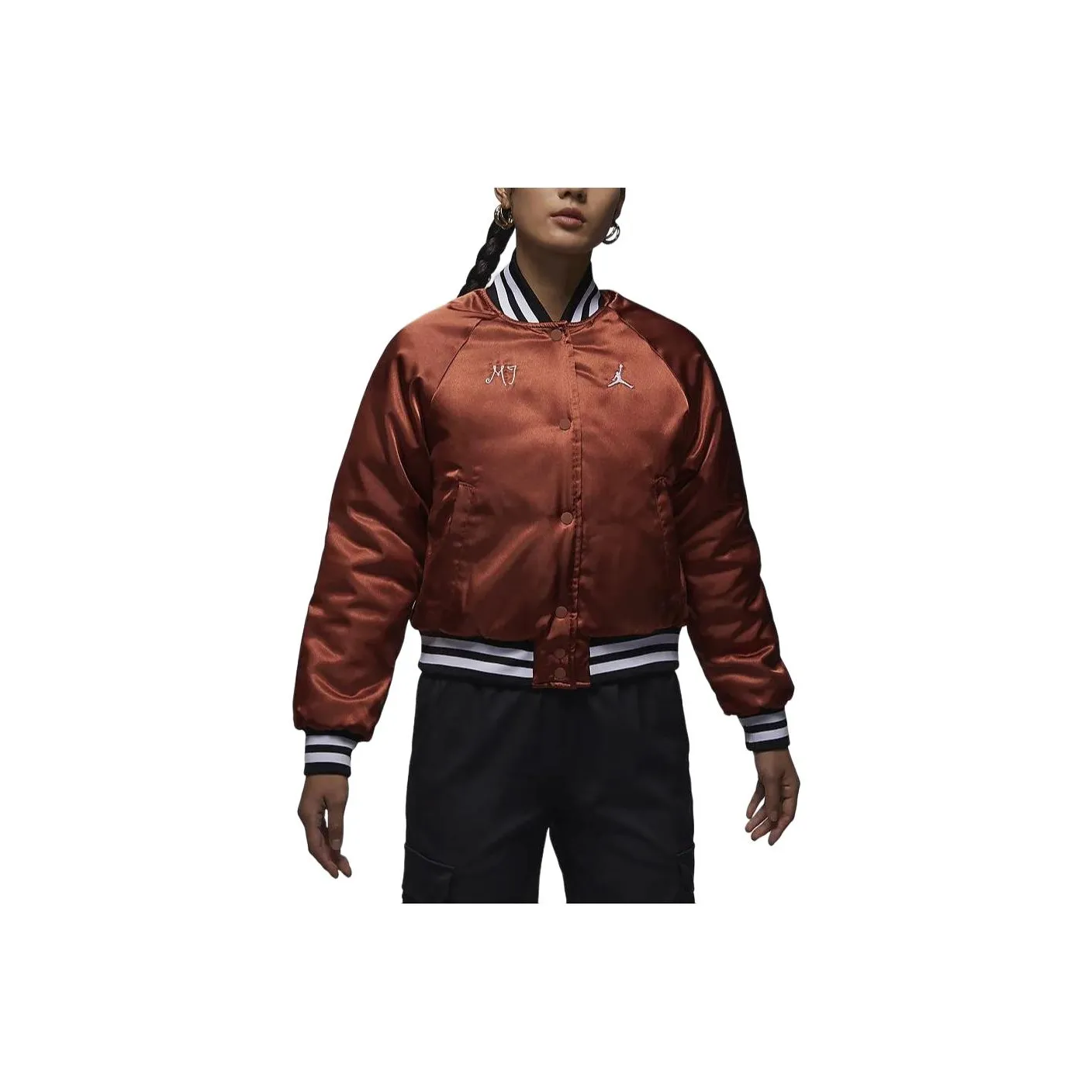 Джордан Куртки и Пальто Женские Серый Персиково-Красный