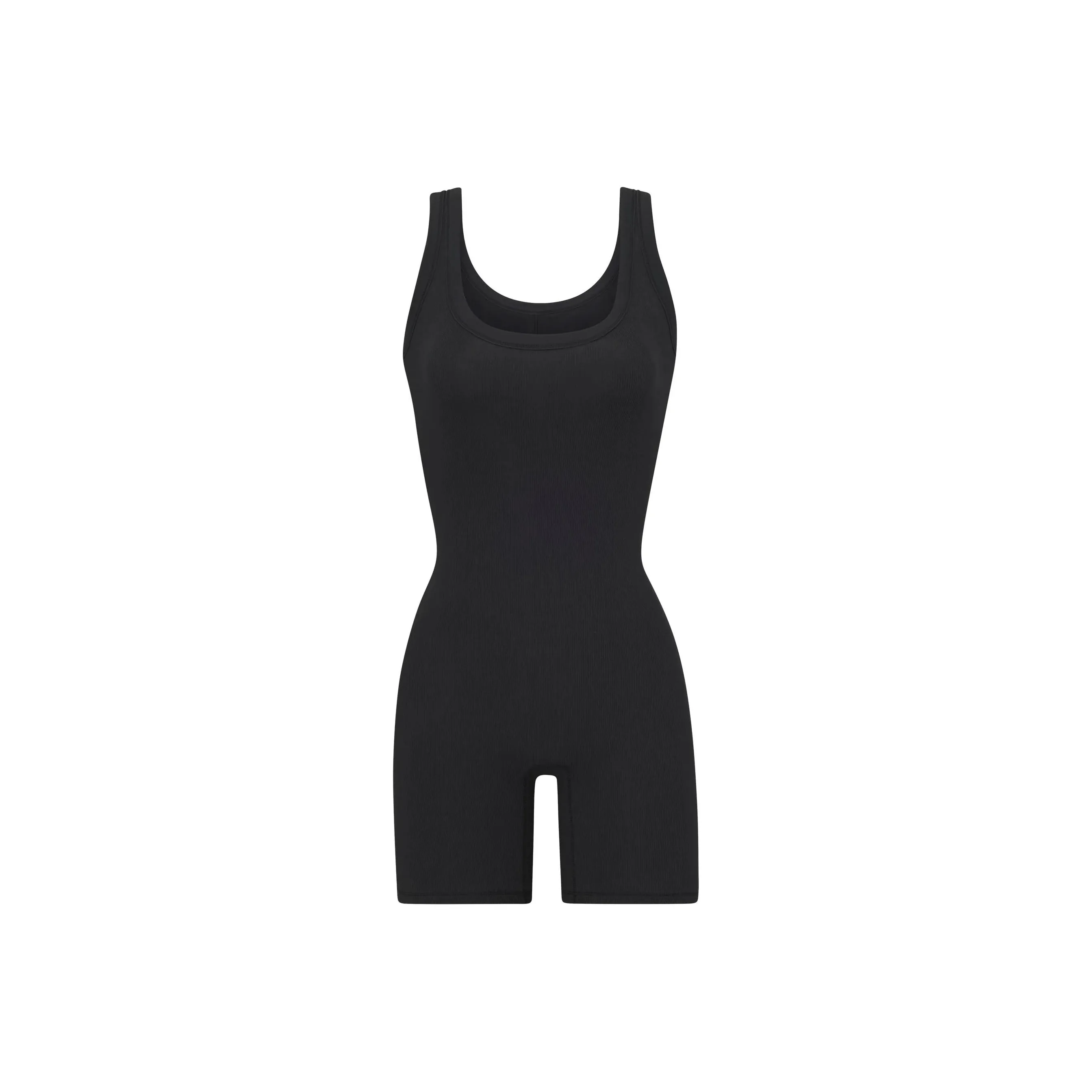 SKIMS COTTON RIB ONESIE Bodysuits Women's SOOT/Smoke Gray