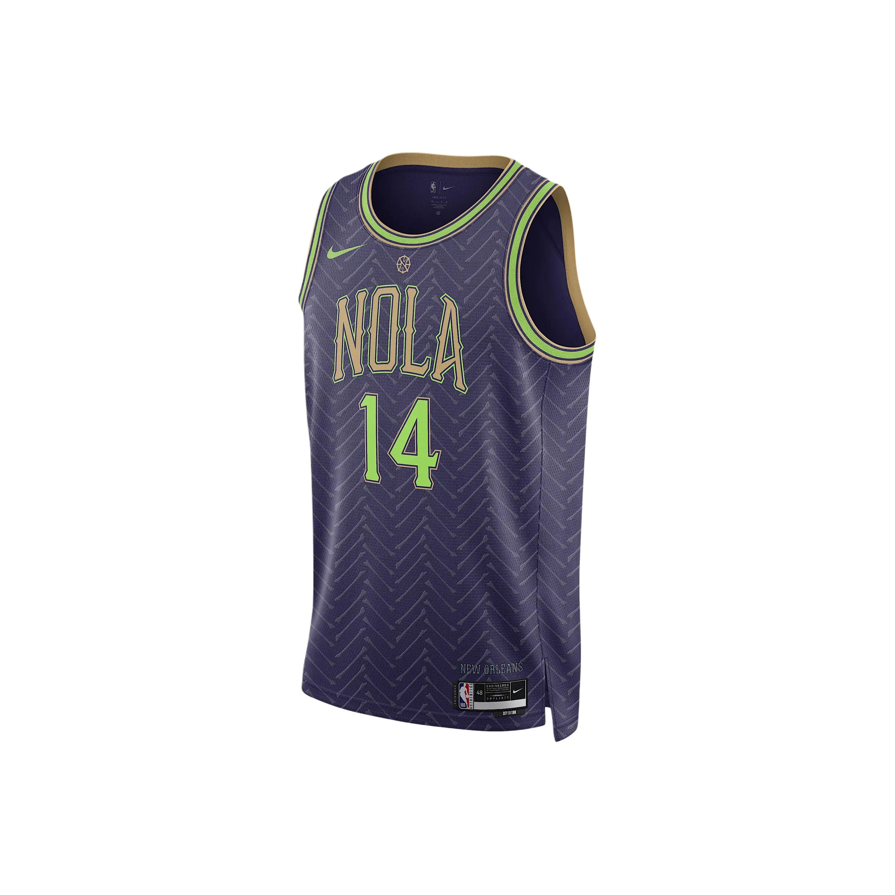 Nike Dri Fit FW24 Баскетбольная Джерси Мужская Чернила