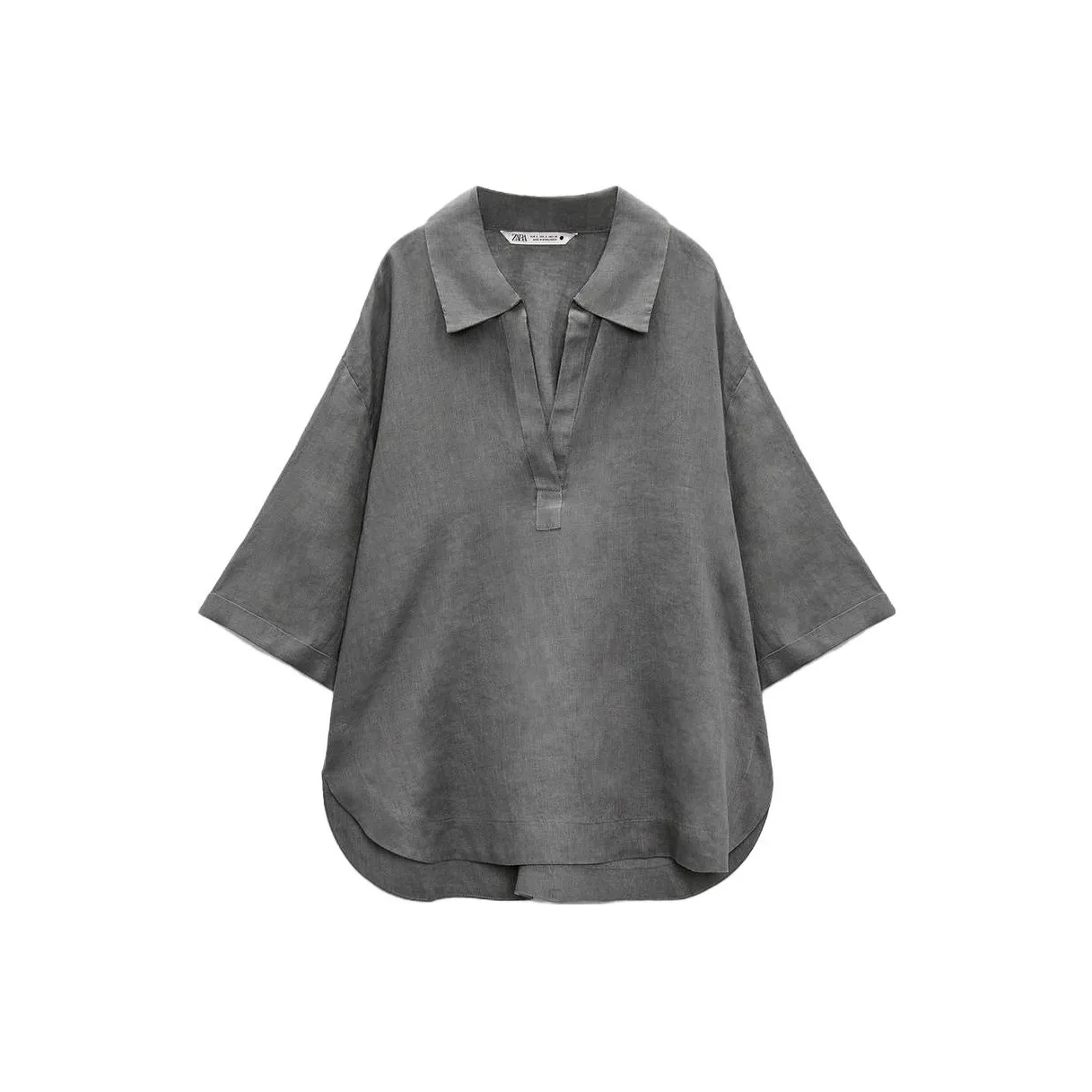 ZARA Shirts Women's Gray