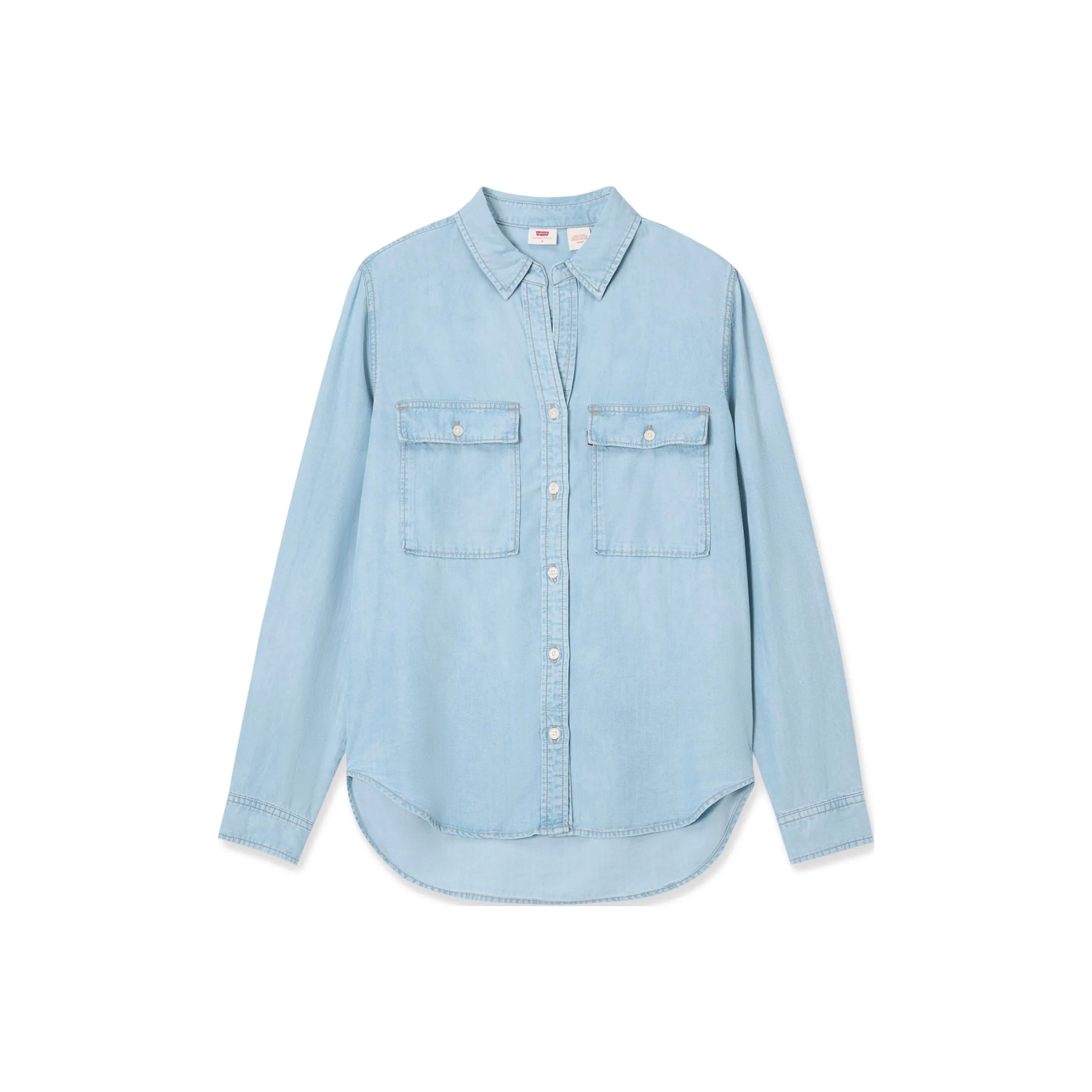 Levi's Рубашка Женская Светло-Синяя