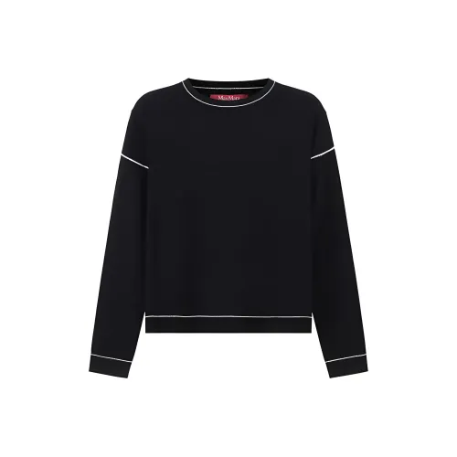 MaxMara Studio Черный Женские Кашемировые Свитеры