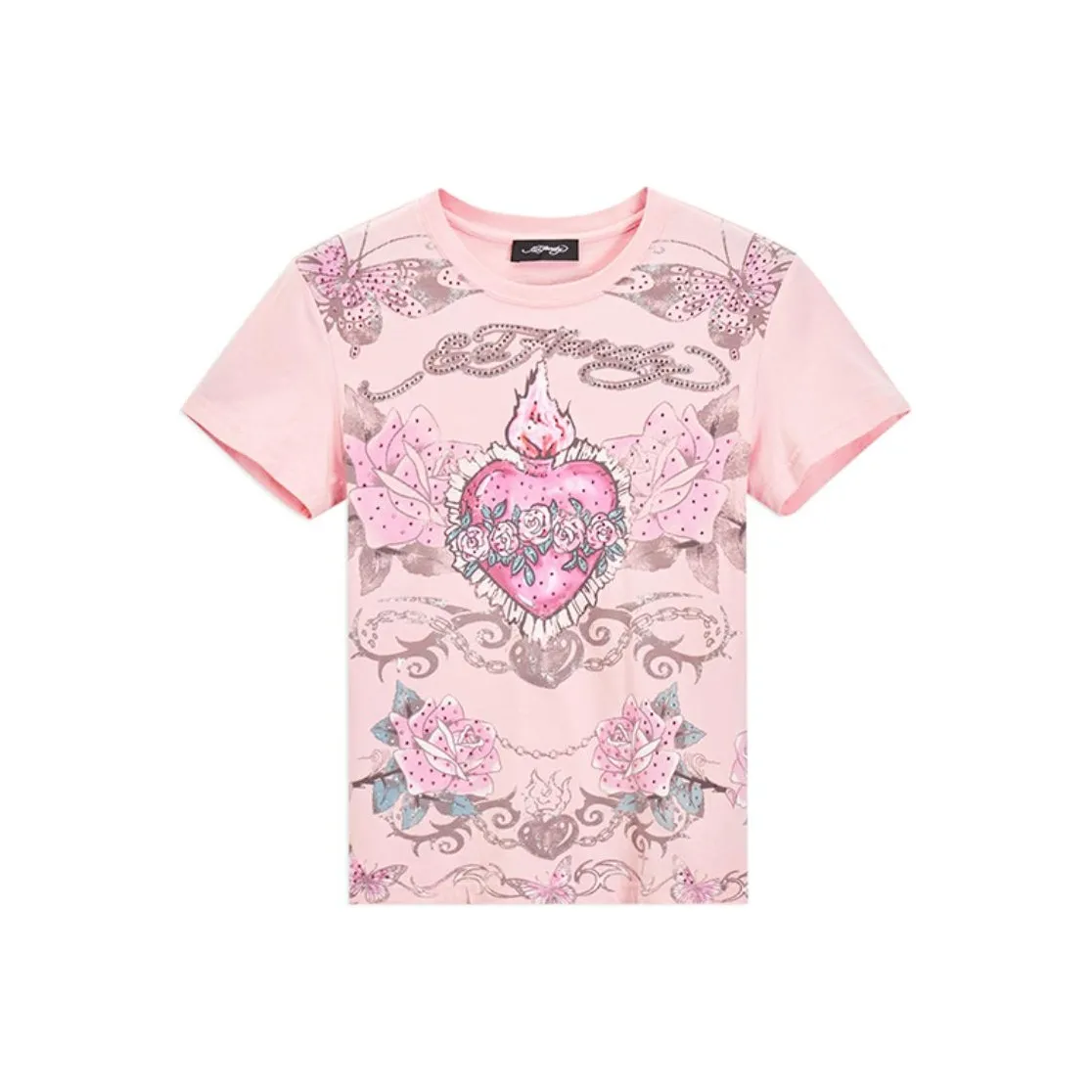 Ed Hardy T-Shirts Women's Cherry Blossom Pink