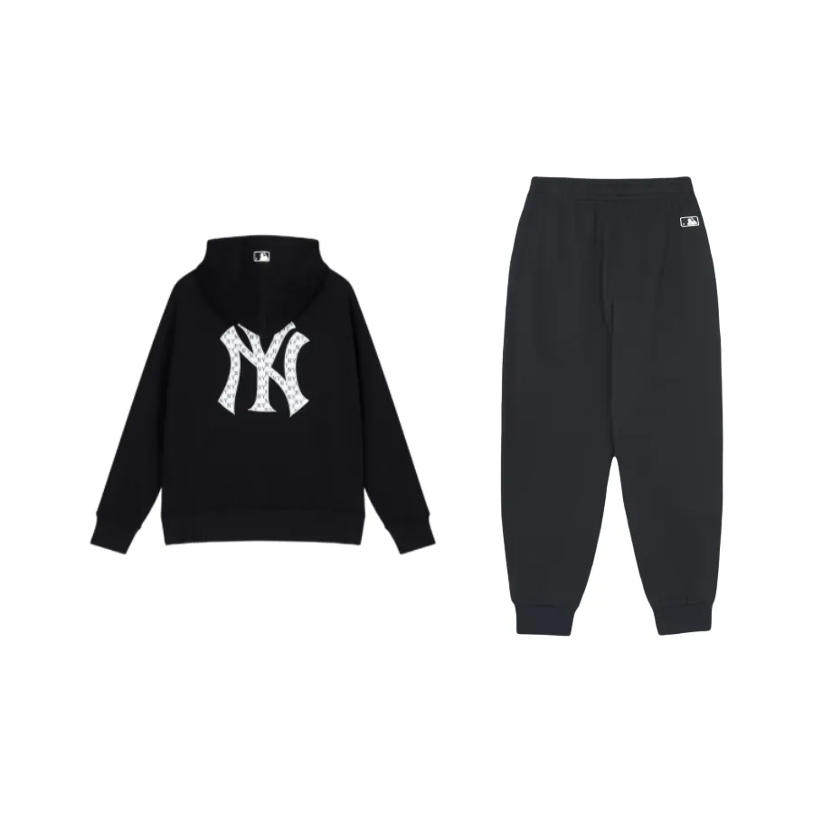 MLB New York Yankees Old Flower Повседневная Спортивная Одежда Унисекс Черный