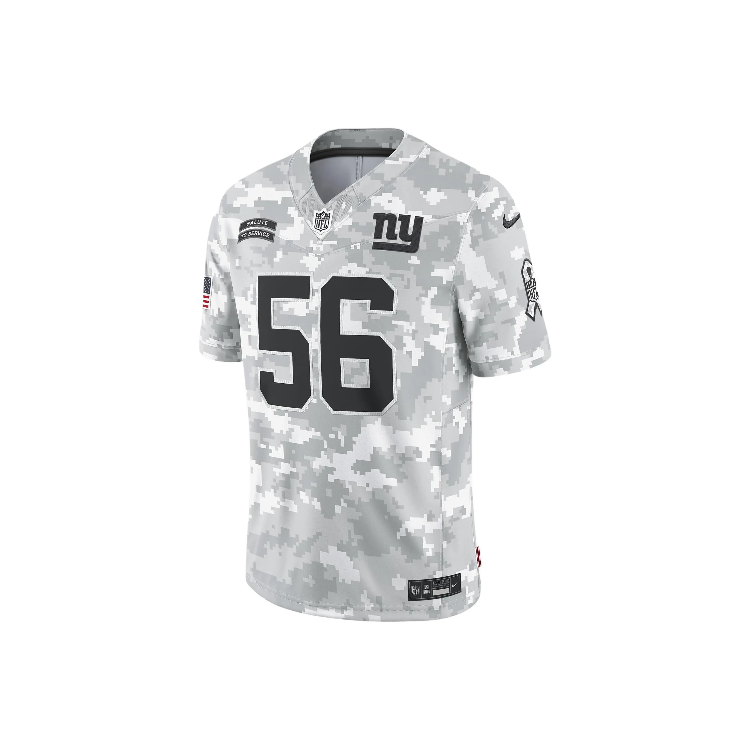 Nike Lawrence Taylor New York Giants Salute To Service Men's Nike Dri FIT Nfl Limited Jersey