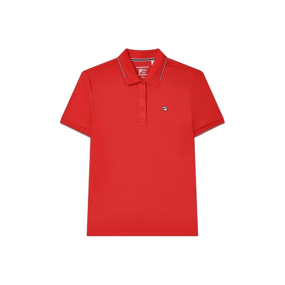 FILA Поло Женское Легенда Красный