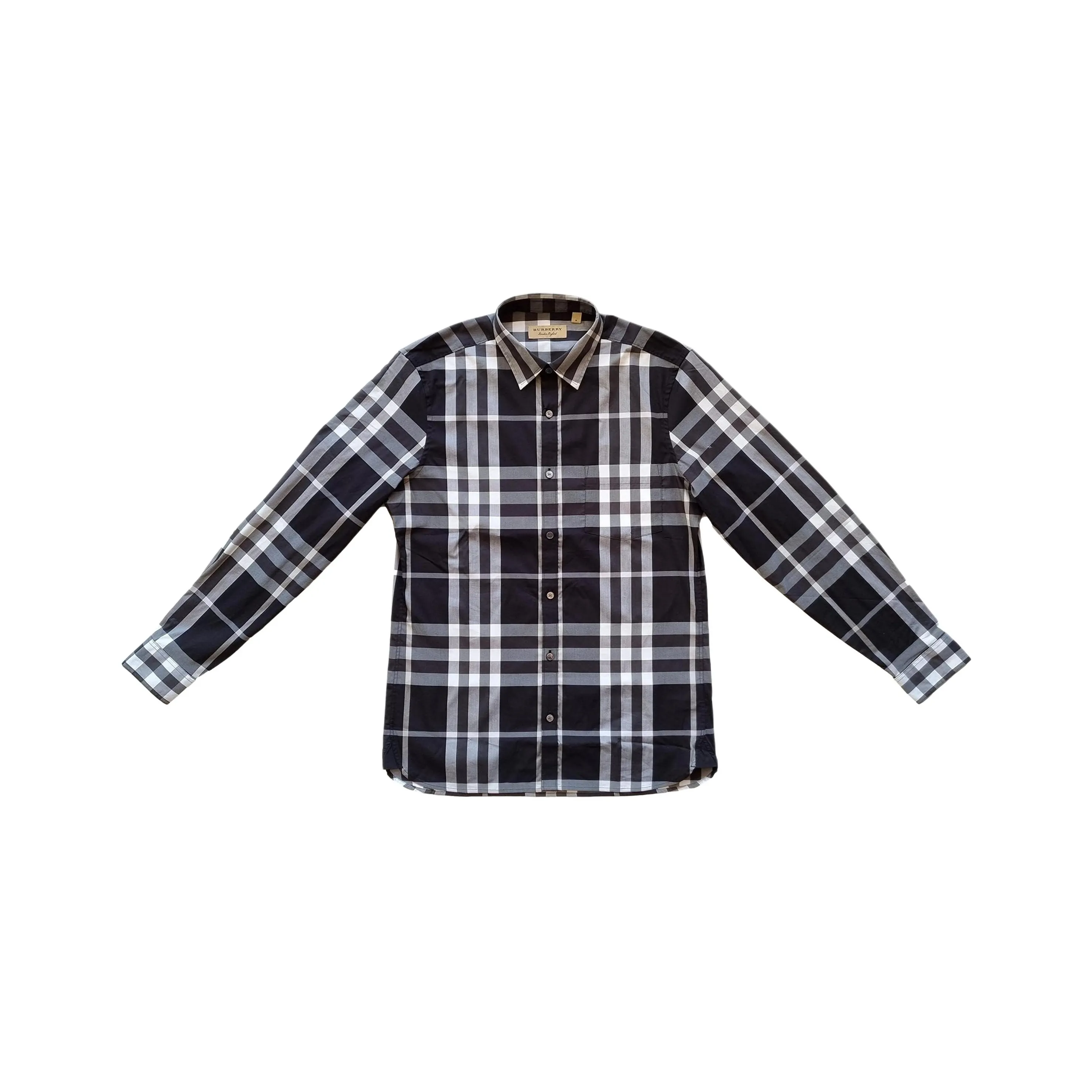 Burberry SS22 Рубашка Мужская Черная