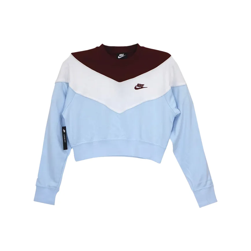 NIKE Синий Женские Свитшоты